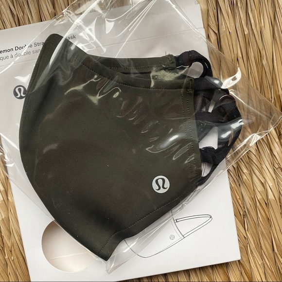Lululemon Face Mask Dark Olive